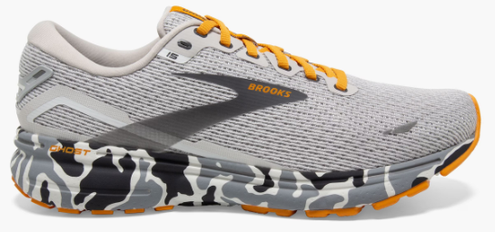 BROOKS M Ghost 15 Blanc/Gray/Sunflower