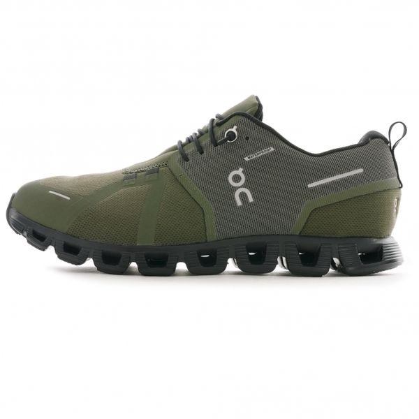 ON RUNNING Men's Cloud 5 Waterproof Olive/Black