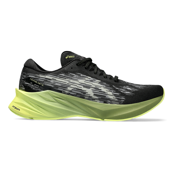 Asics Novablast 3 Mens Running Shoes Black Lime Green 1011B460 Size 10.5 ASICS NOVABLAST 3 LITE-SHOW Lime Zest US 10.5 Mens Sneakers  main image 4